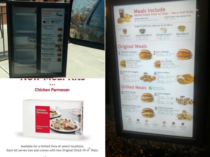 Chick-fil-A Menu