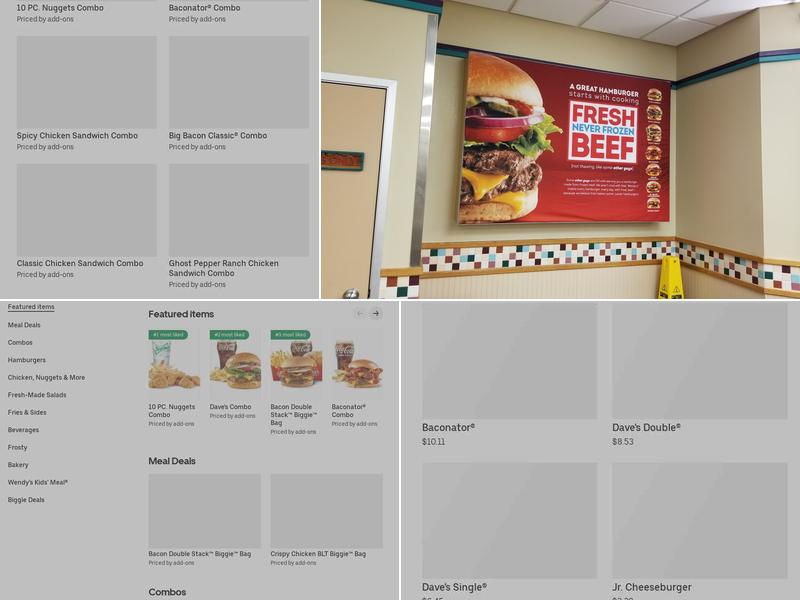 Wendy's Menu