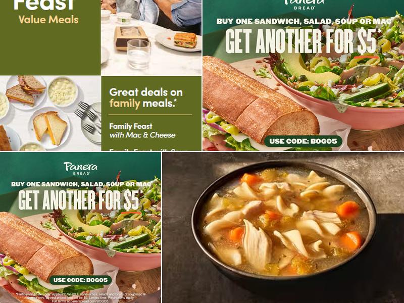 Panera Bread Menu
