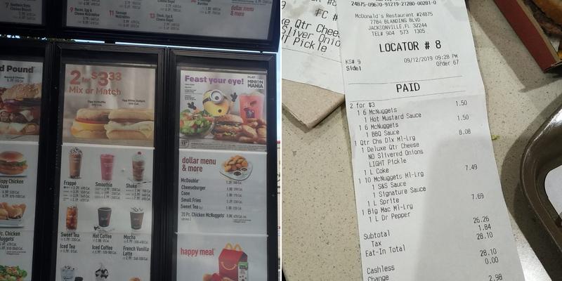 McDonald's Menu