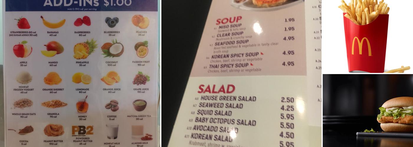McDonald's Menu