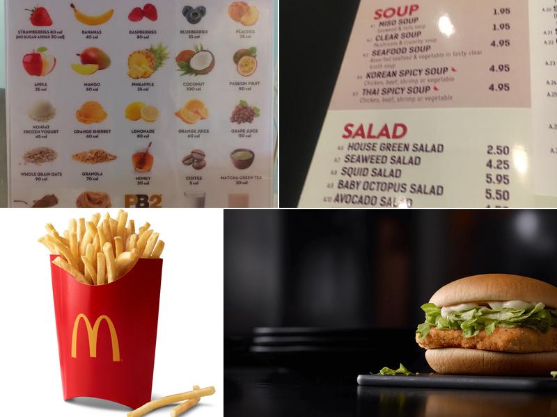 McDonald's Menu