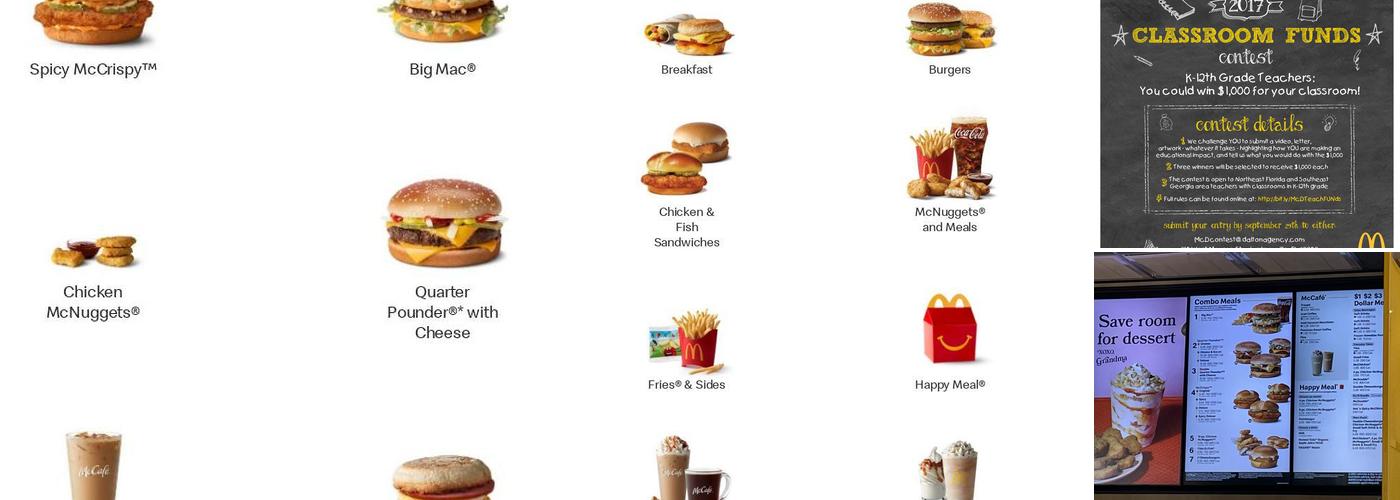 McDonald's Menu
