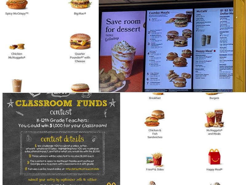 McDonald's Menu