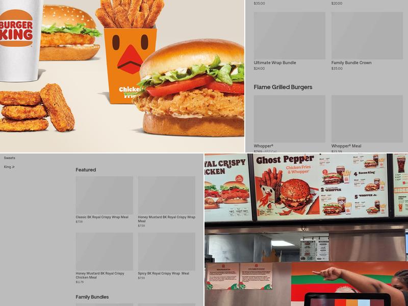 Burger King Menu