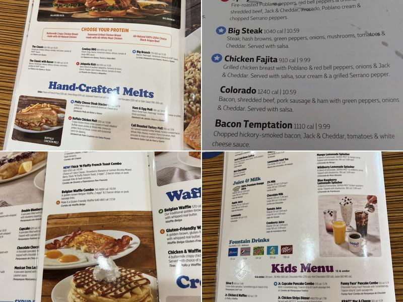 IHOP Menu