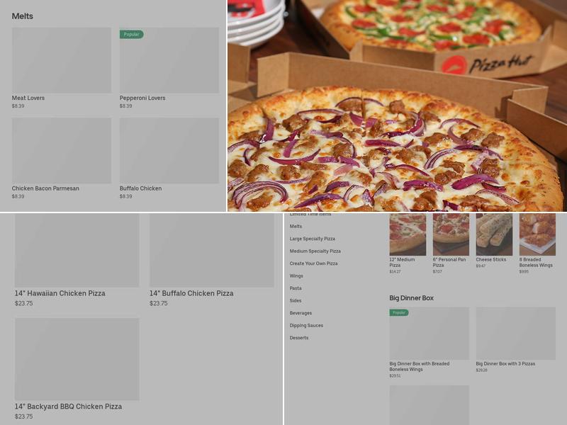 Pizza Hut Menu