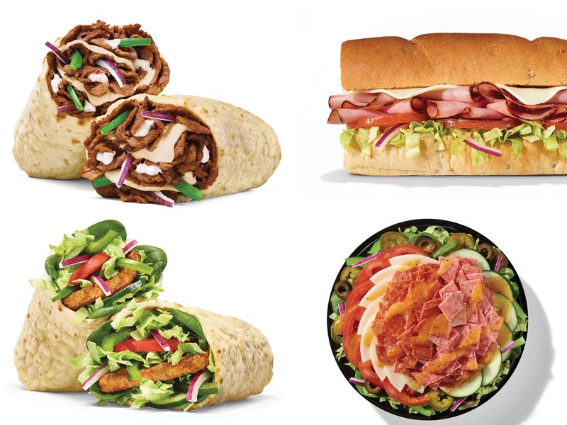 Subway Menu