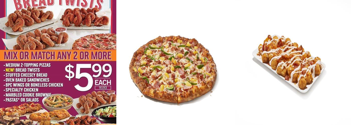 Domino's Pizza Menu