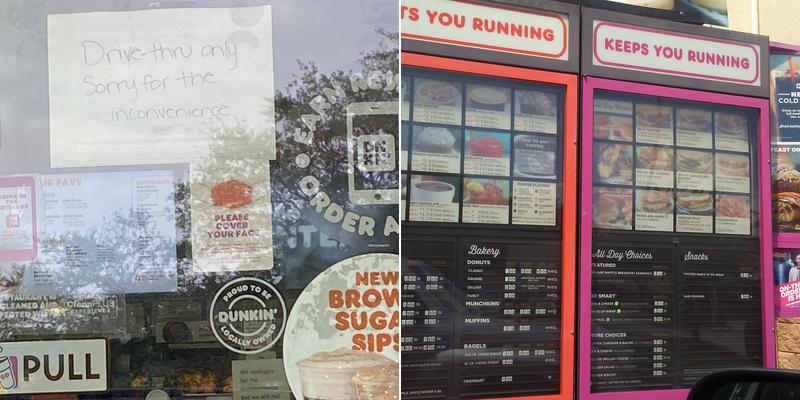 Dunkin' Menu