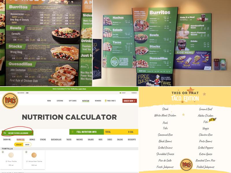 Moe's Southwest Grill Menu