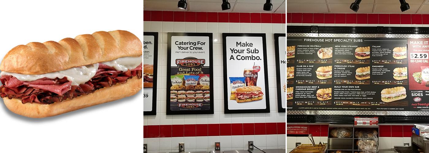 Firehouse Subs Eagle Harbor Menu