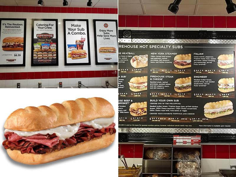Firehouse Subs Eagle Harbor Menu