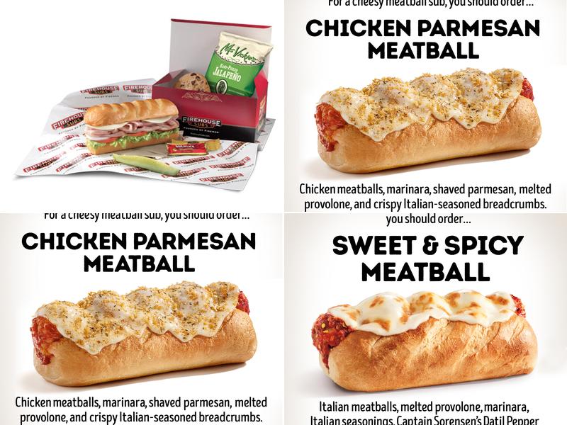Firehouse Subs Oakleaf Menu