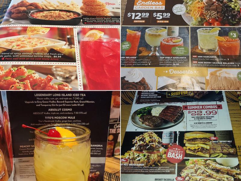 Ruby Tuesday Menu
