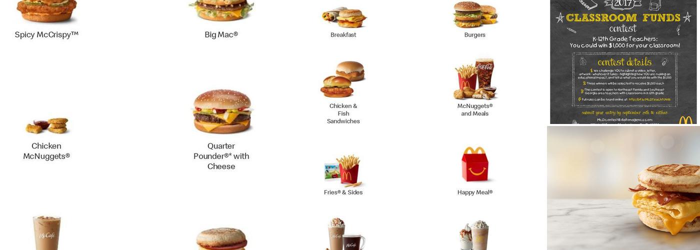 McDonald's Menu