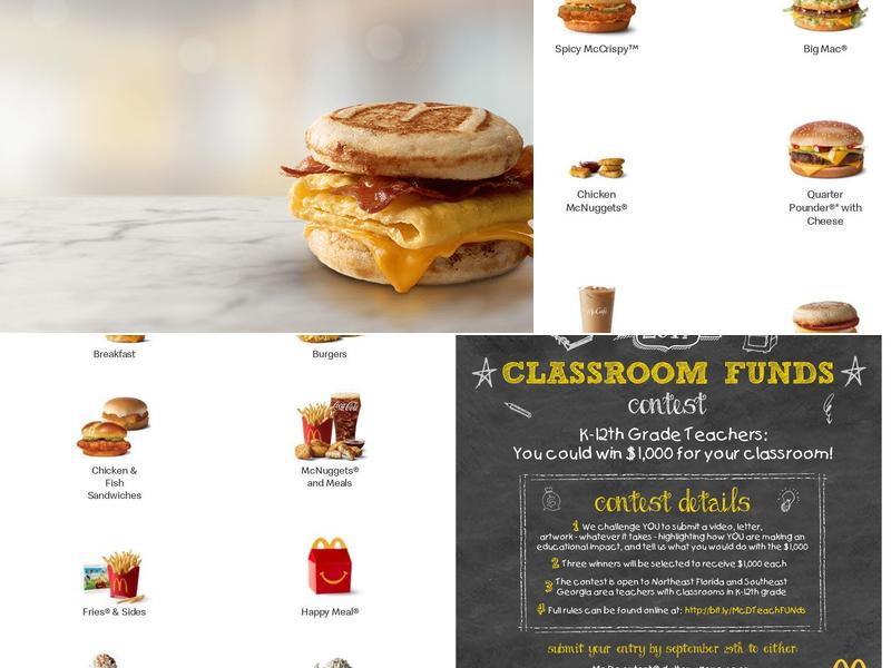 McDonald's Menu