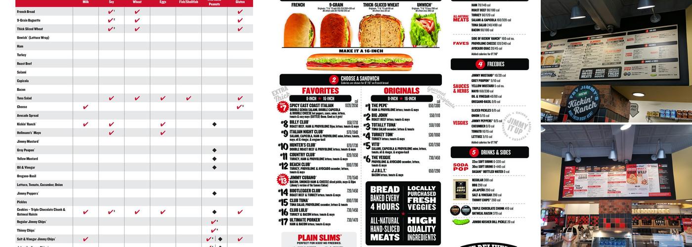 Jimmy John's Menu