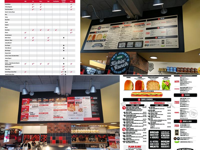 Jimmy John's Menu