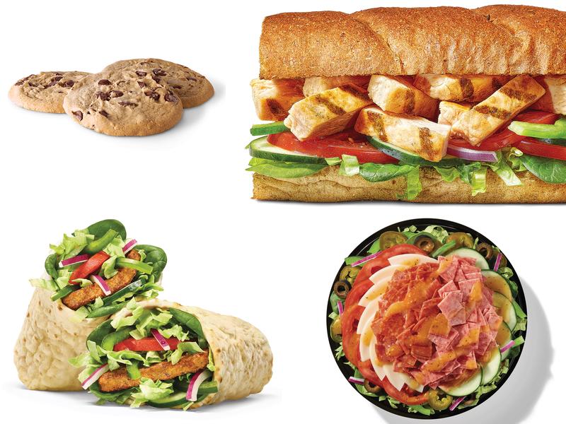 Subway Menu