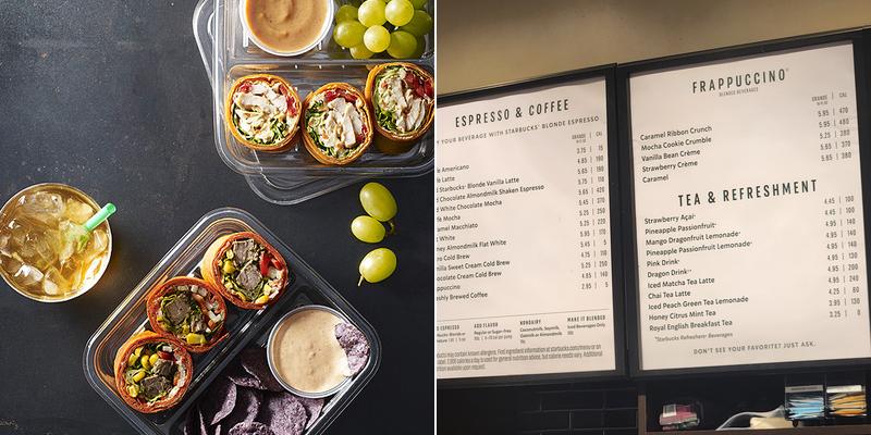 Starbucks Menu