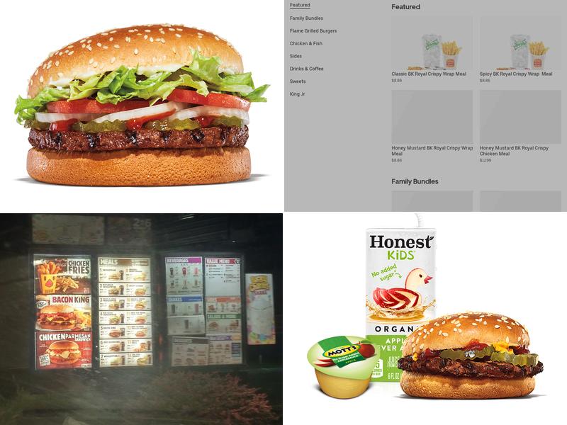 Burger King Menu