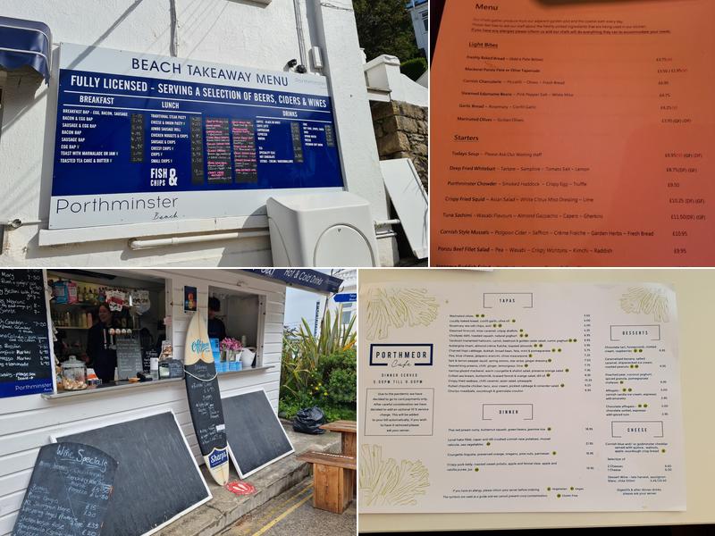 Porthminster Beach Cafe Menu