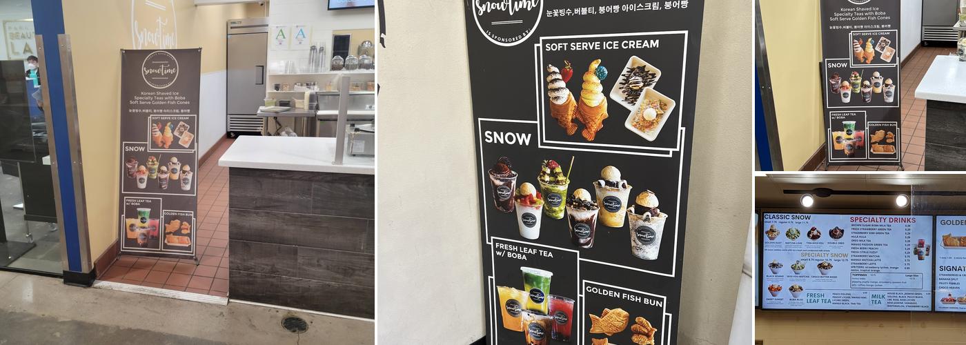 Snowtime Menu