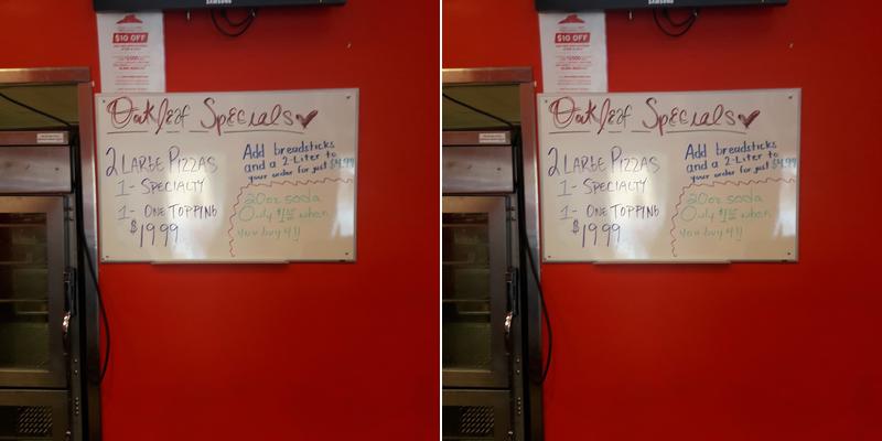 Pizza Hut Menu