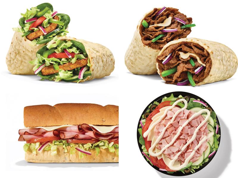 Subway Menu