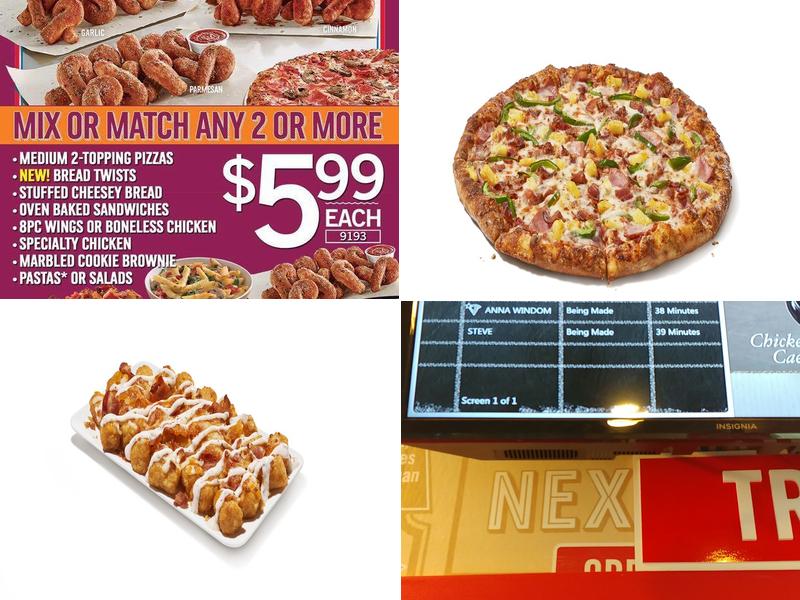 Domino's Pizza Menu