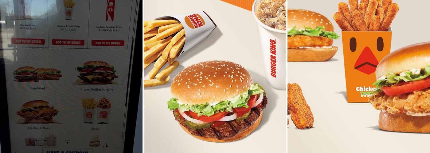 Burger King Menu
