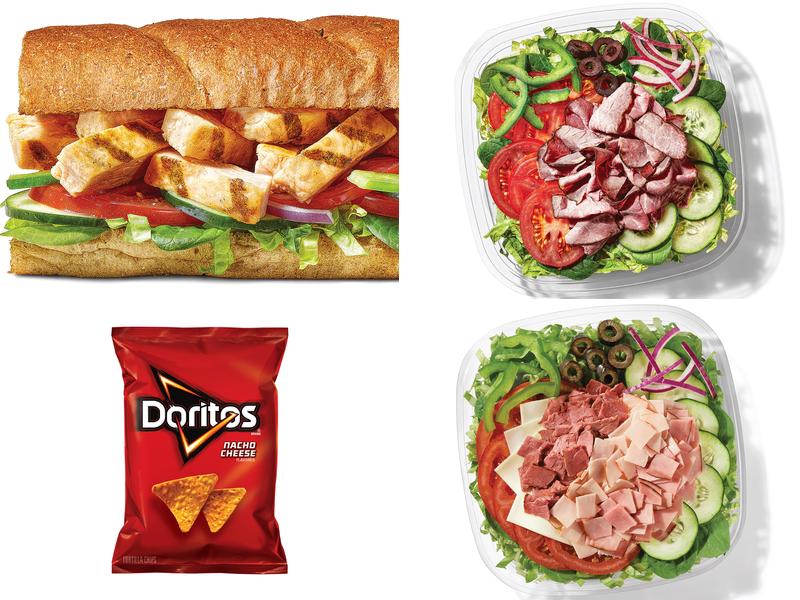 Subway Menu