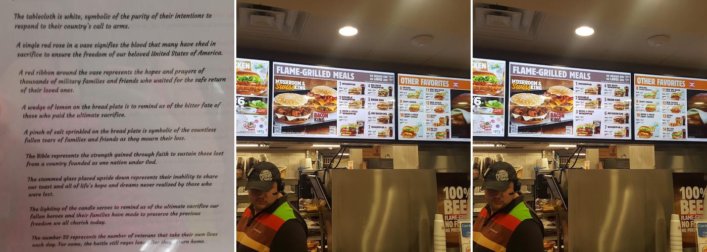 Burger King Menu