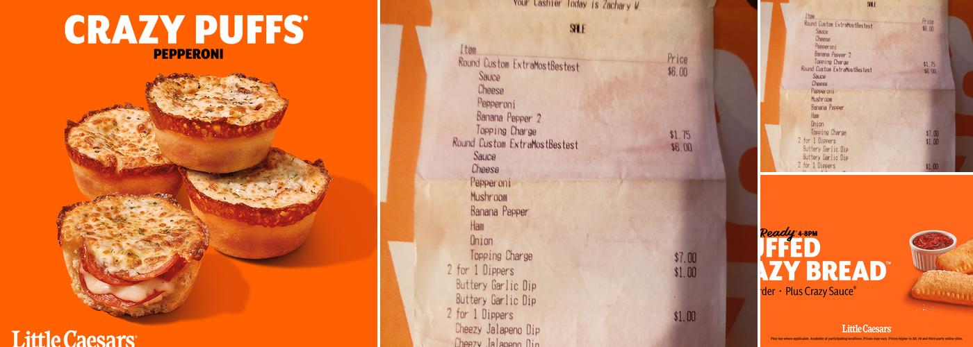 Little Caesars Pizza Menu