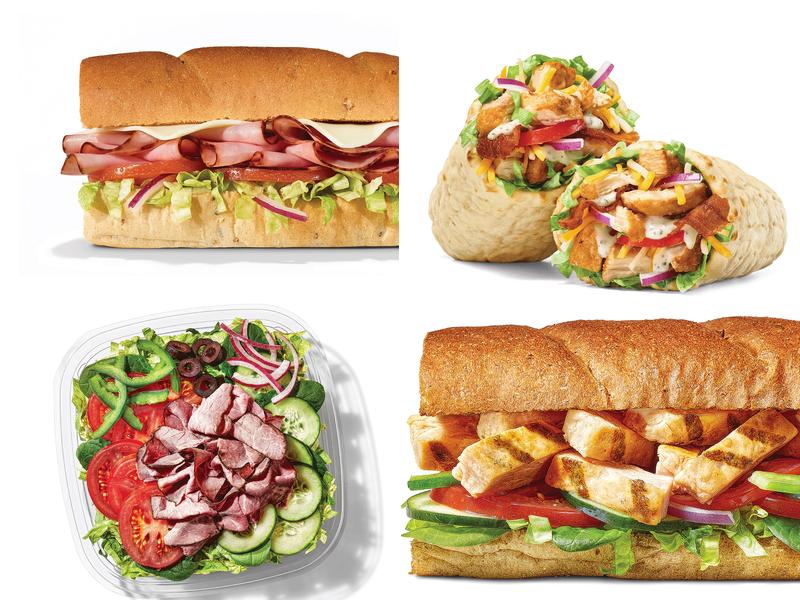 Subway Menu