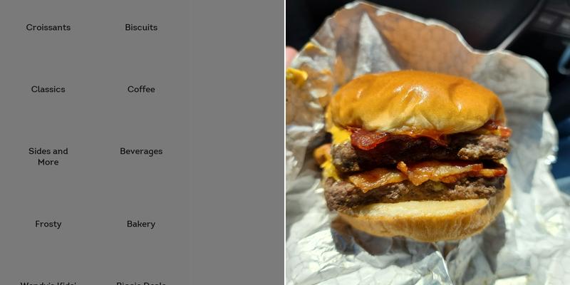 Wendy's Menu
