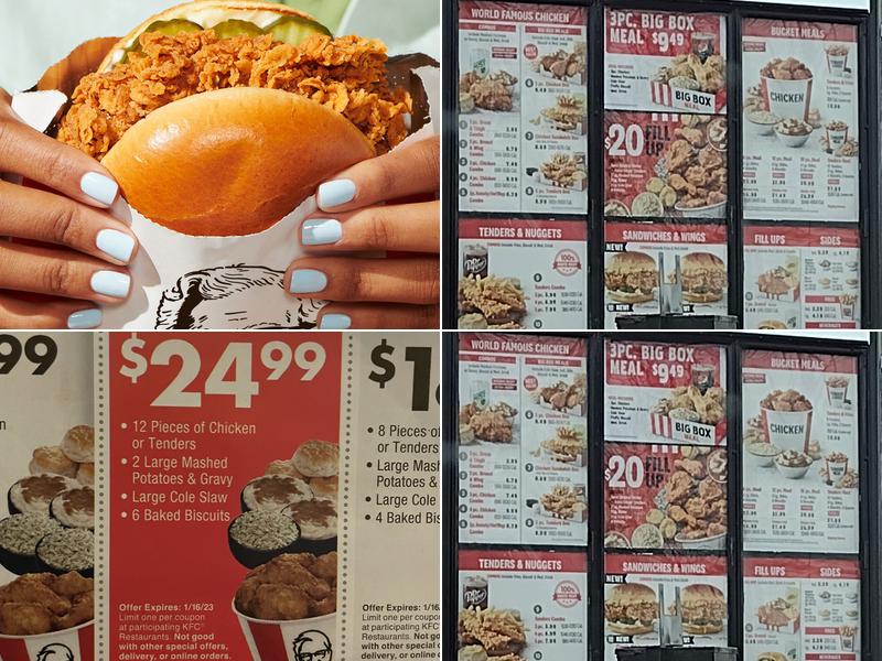 KFC Menu
