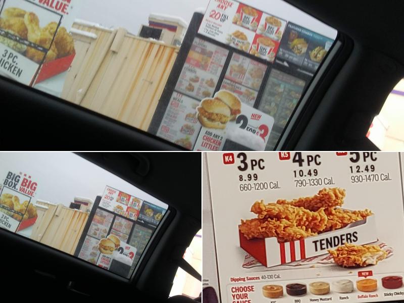 KFC Menu