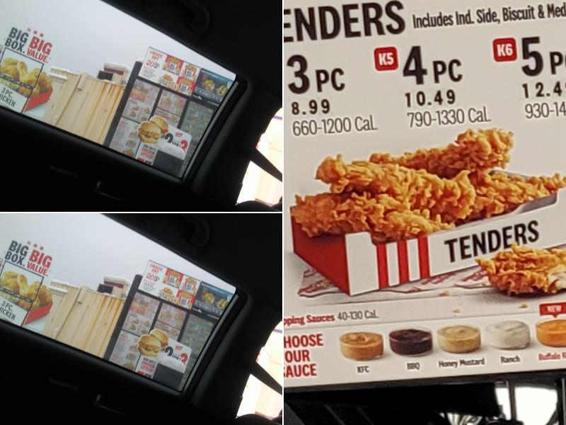 KFC Menu
