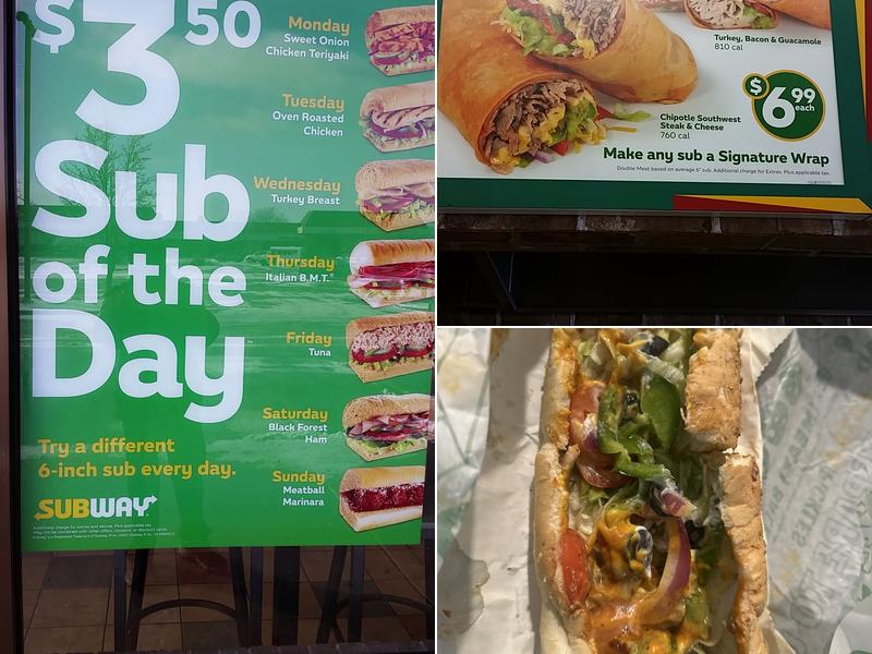 Subway Menu