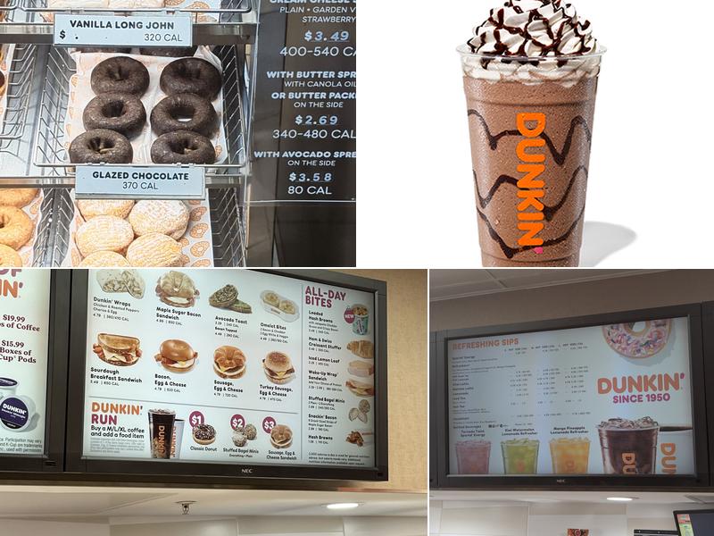 Dunkin' Menu