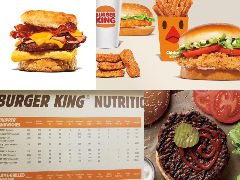 Burger King Menu