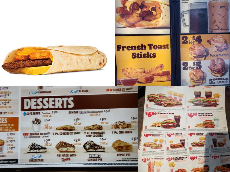 Burger King Menu
