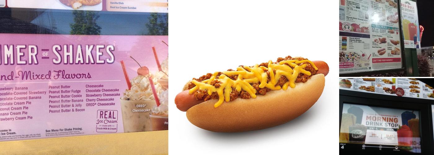 Sonic Drive-In Menu