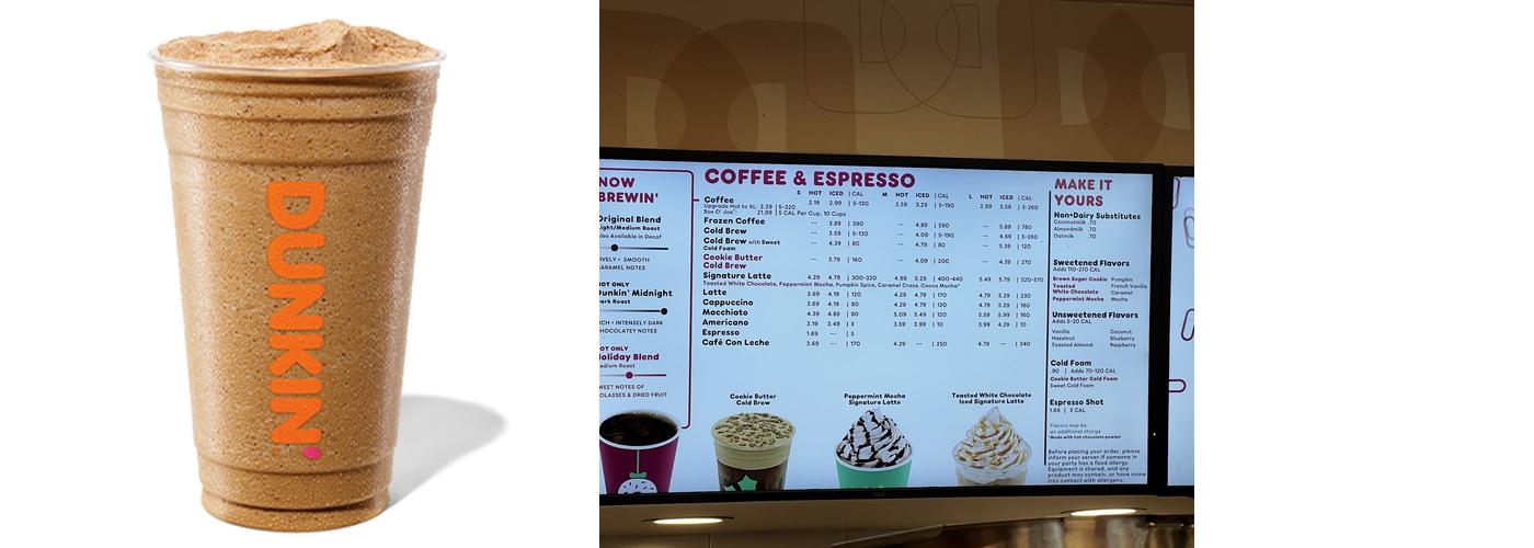 Dunkin' Menu