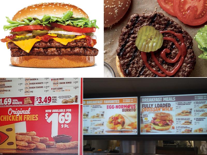 Burger King Menu