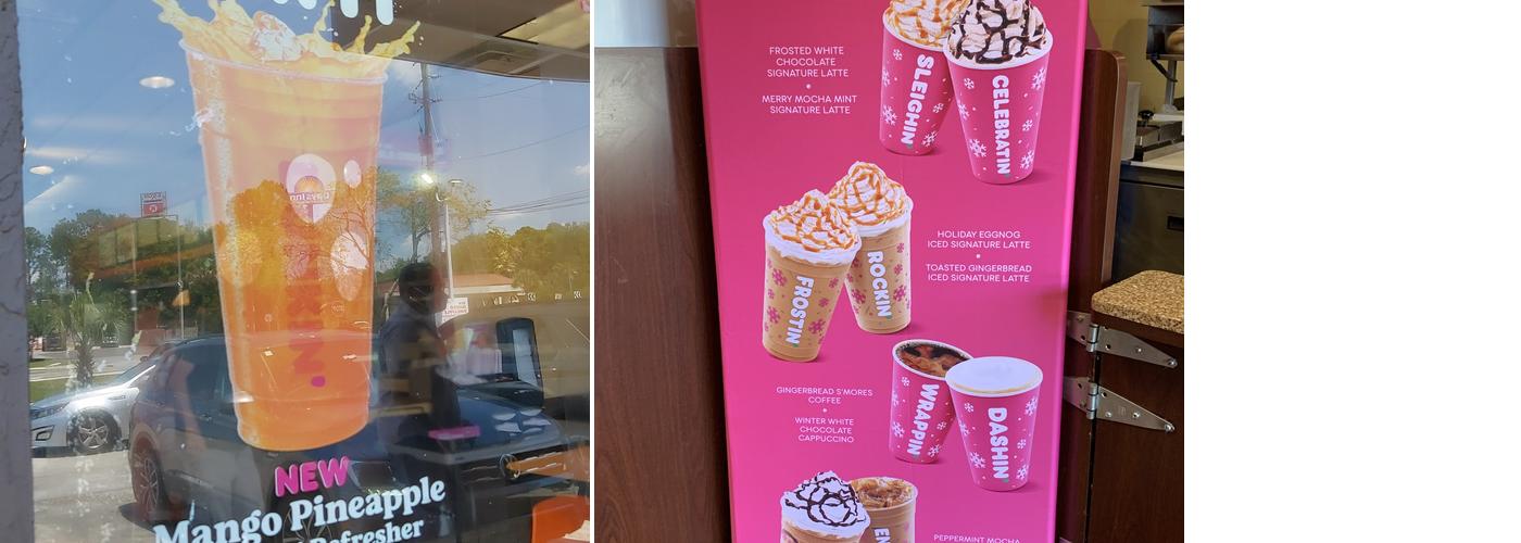 Dunkin' Menu