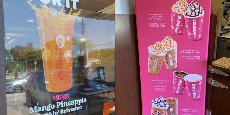 Dunkin' Menu