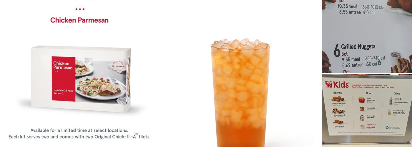 Chick-fil-A Menu